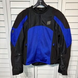 Speed and Strength Midnight Express Mesh Motorcycle Jacket‎ LG CE Vault Armor